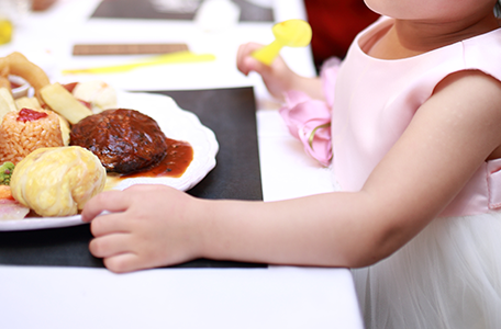 写真：子どもの料理で汚れてしまった場合