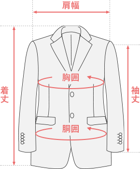 ジャケットサイズ